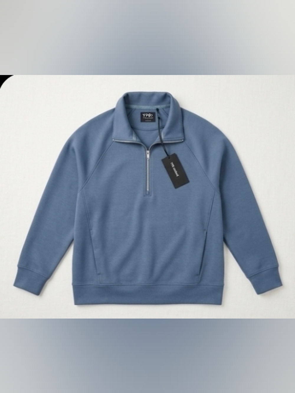 Your Personal Best (YPB)  NeoKnit Half-Zip Pullover - Slate Blue - Sz Lg